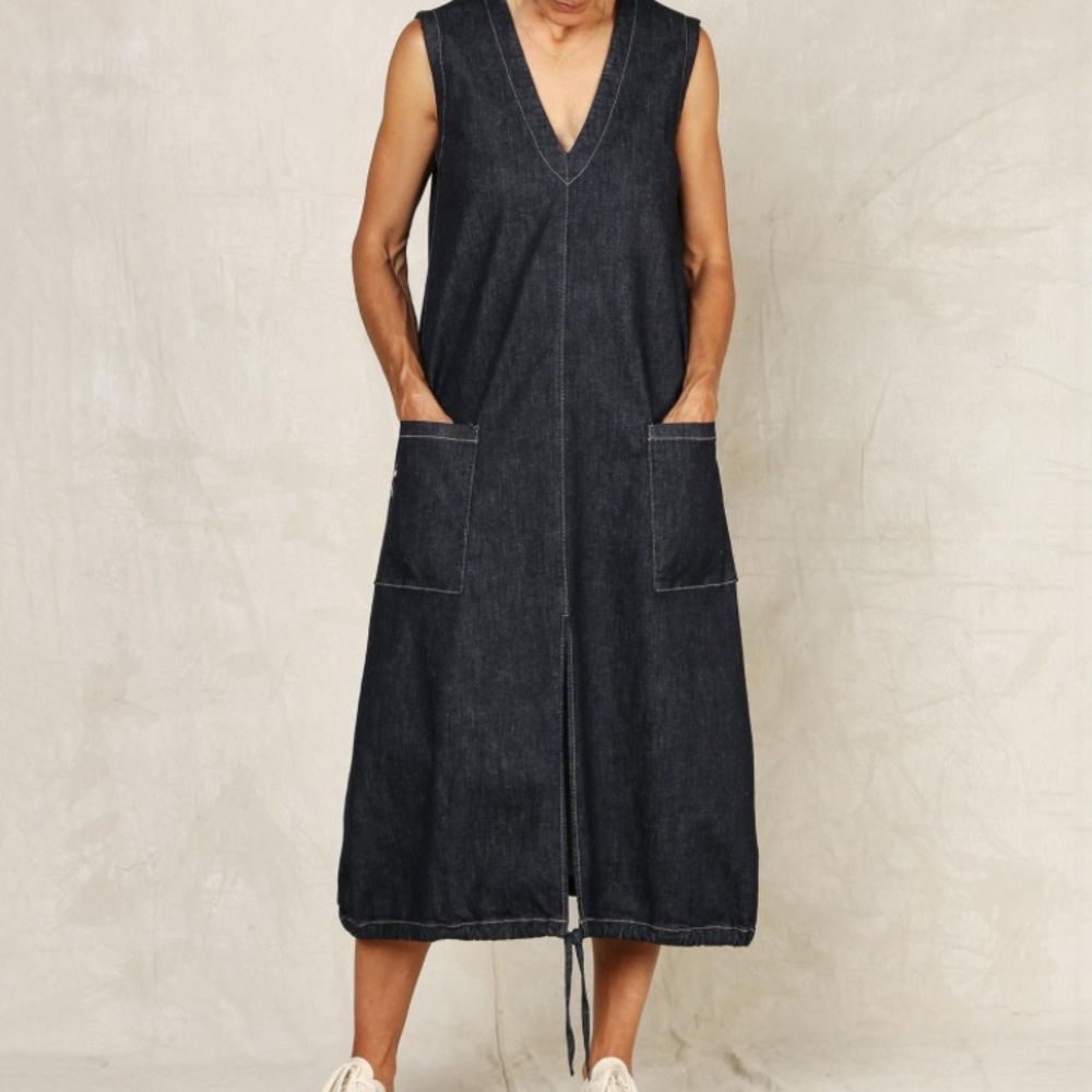 Flora Animalia Daily‎ Harvest Denim Dress Size 2 (M/L)